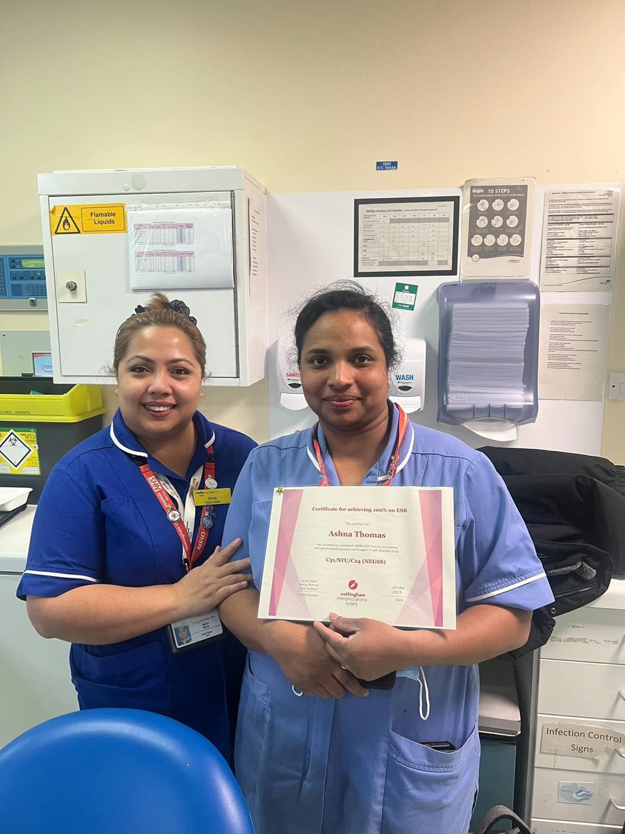 More 100% ESR certificates &amp; badges. Well done guys keep up the hard work 🥂 👍🏼🍾❤️