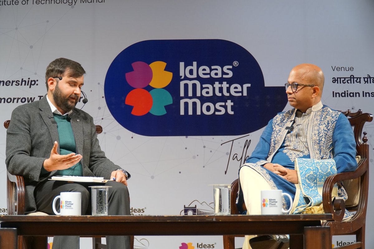 Director, IIT Mandi (@dir_iit_mandi) on Twitter photo Dr Suvrokamal Dutta delved into the Geopolitics of AI & India’s Role in the global tech race! From AI-driven diplomacy to strategic advancements, India is poised to shape the future of AI on the world stage. A powerful discussion! <a href="/dutta70/">Dr. Suvrokamal Dutta.</a>
#AI #Geopolitics #IndiaInAI #IITMandi Dr Suvrokamal Dutta delved into the Geopolitics of AI & India’s Role in the global tech race! From AI-driven diplomacy to strategic advancements, India is poised to shape the future of AI on the world stage. A powerful discussion! <a href="/dutta70/">Dr. Suvrokamal Dutta.</a>
#AI #Geopolitics #IndiaInAI #IITMandi