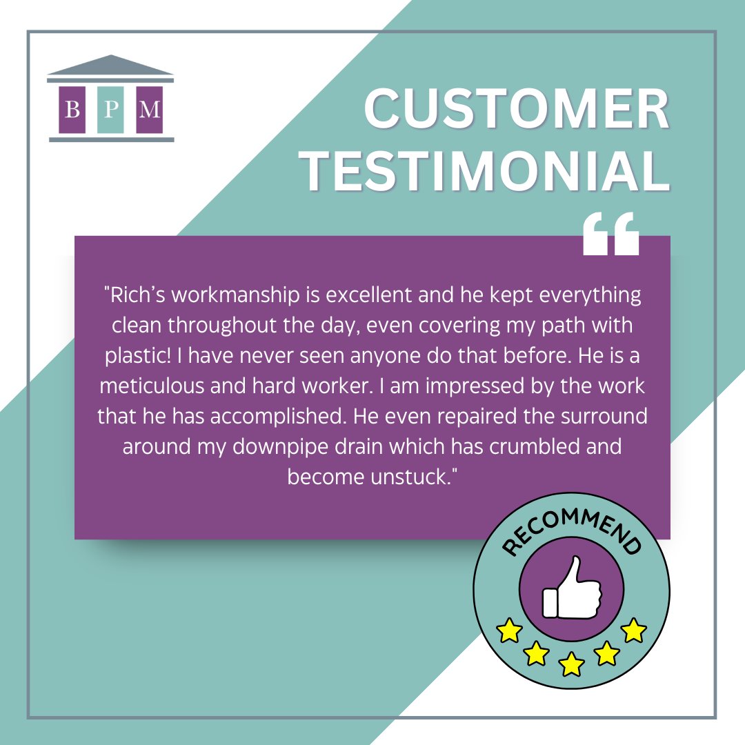 BPM_CS's tweet image. ⭐ Another happy BPM client praising our high standards! Need a maintenance team that cares about the details? Call 01225 462598 🏆

#QualityService #CustomerFeedback #CustomerCare #BPMContractingServices