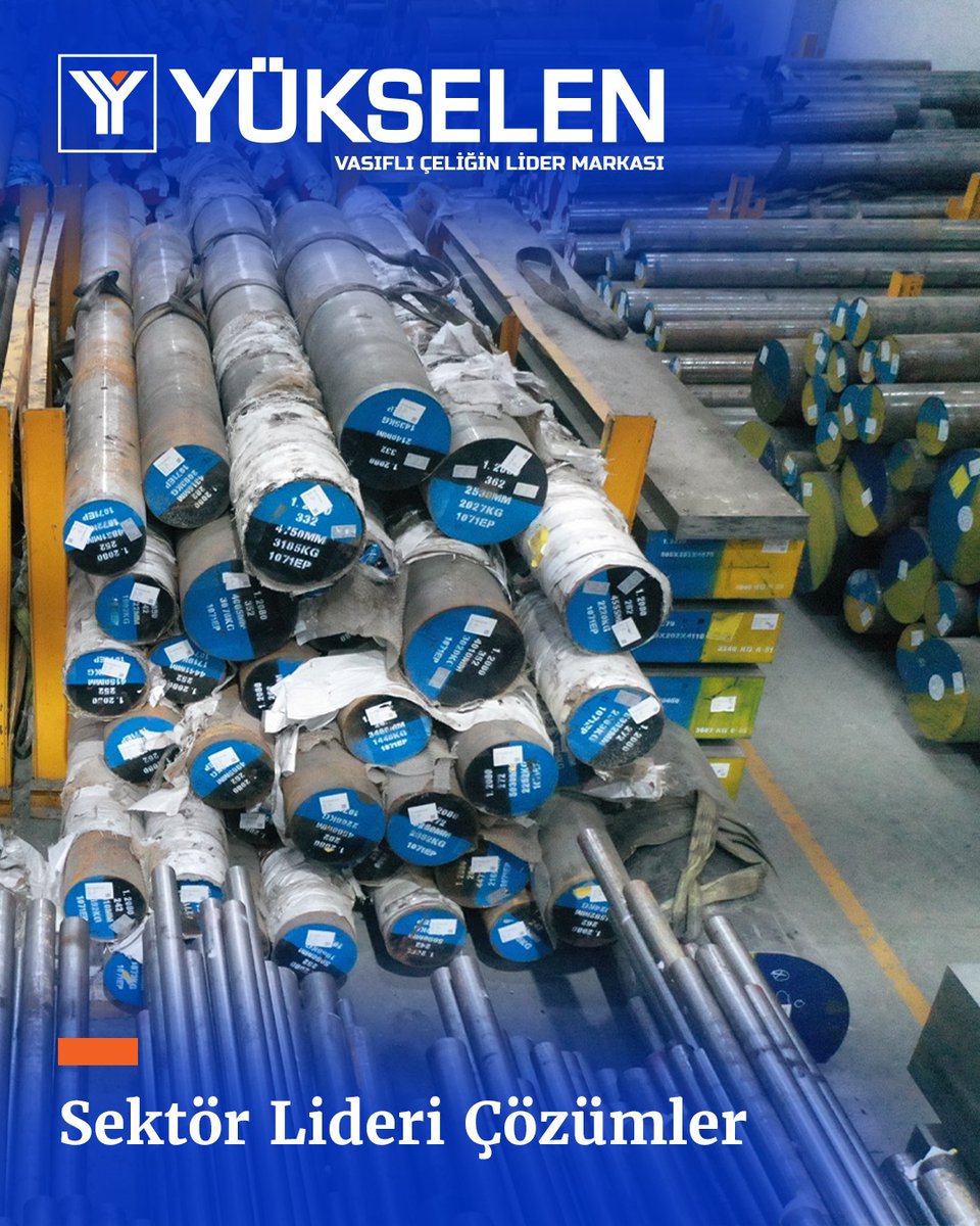 yukselencelikas's tweet photo. Güçlü ve dayanıklı çeliklerle işinizi kolaylaştırıyoruz! Sektör lideri çözümler için buradayız.
#YKSLN #steel #highquality #çelik #vasıflıçelik #specialsteel #steeldistribution https://t.co/wKHNCzIYe7