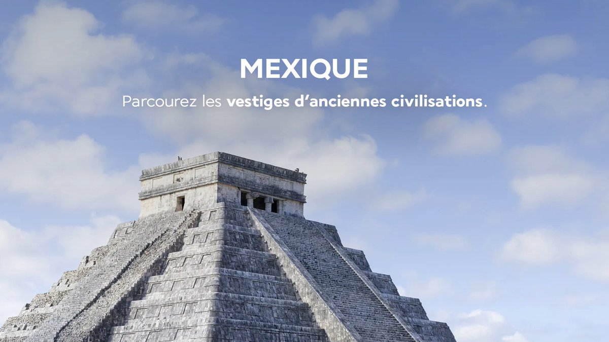 Des plages de rêves, des métropoles qui ne dorment jamais et des millénaires d’histoire à explorer - le Japon, le Mexique et la Thaïlande vous réservent bien des surprises. bit.ly/3D25l6B.