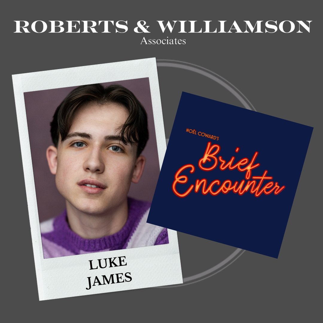 Roberts & Williamson Associates (@rwassociates_) on Twitter photo Congratulations to <a href="/lukejamesactor/">Luke James</a>, who will be making his professional debut playing the role of Stanley in Noël Coward’s BRIEF ENCOUNTER onboard the Queen Anne for <a href="/cunardline/">cunardline</a>. Congratulations to <a href="/lukejamesactor/">Luke James</a>, who will be making his professional debut playing the role of Stanley in Noël Coward’s BRIEF ENCOUNTER onboard the Queen Anne for <a href="/cunardline/">cunardline</a>.