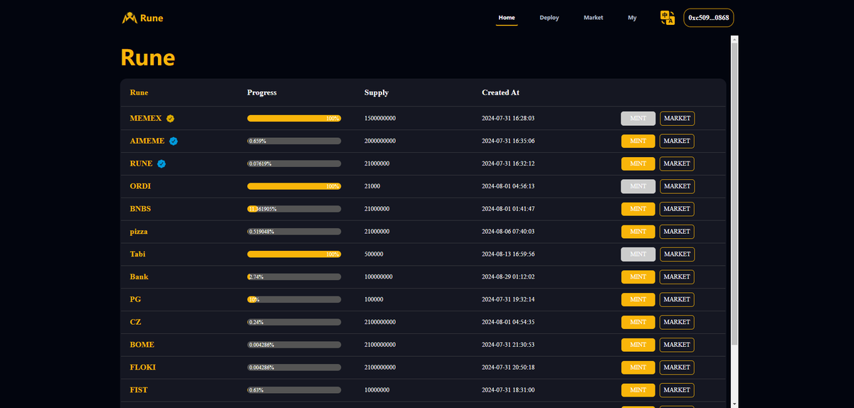 MEMEX SWAP - DEX | MEMEX Inscription | RUNE tweet media
