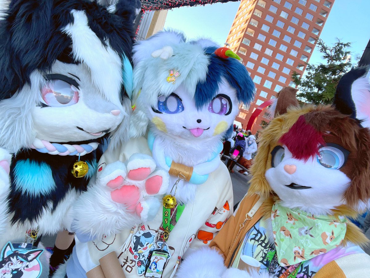 I’m really glad I took this photo together with <a href="/Vanela_01/">Vanela</a> and <a href="/dazeinspace/">Daze / 데이즈 ✨</a> , you were my best friends during #NordicFuzzCon 🥹
The convention wouldn’t have been the same for me without you two! Thank you for the unforgettable memories, and here’s to making more! 🧡🧡🧡