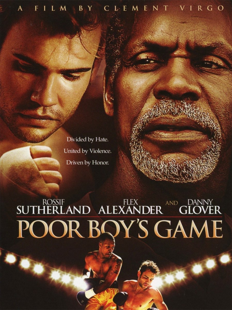 AngusKohm's tweet photo. Poor Boy's Game (2007) by #ClementVirgo
w/ #RossifSutherland #DannyGlover #FlexAlexander #GregBryk #LauraRegan
Racial tensions are reignited in working-class Halifax when a man is released from prison and forced to face the family and community of a man he permanently injured. https://t.co/uILDQ6lUfu