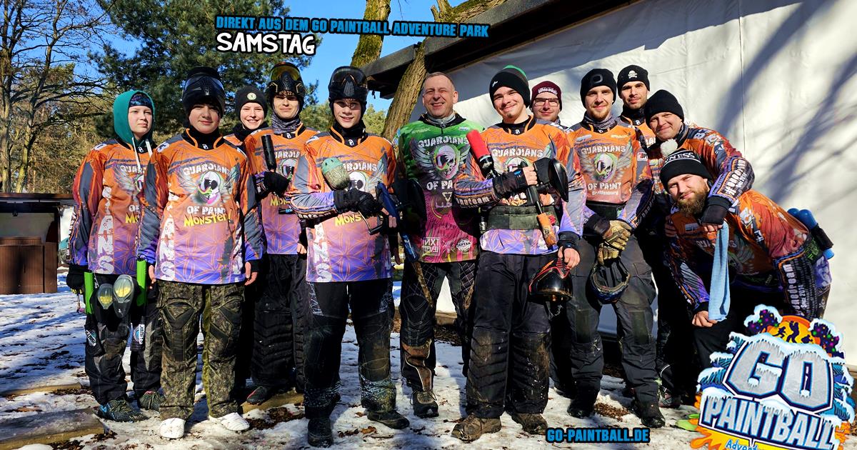 Hallo liebe Gäste,

endlich ist wieder Wochenende und was für ein schönes Wetter! Blauer Himmel, Sonne – da lacht sofort das Herz. Am besten verbringt man diese Zeit mit den besten Freunden an der frischen Luft: Action, Sport und jede Menge gute Laune.
go-paintball.de/samstag-22-02-…