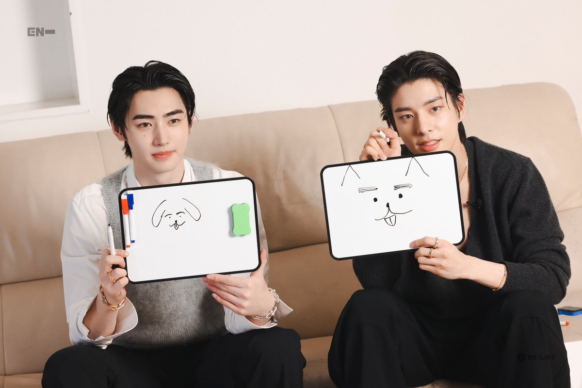 [PHOTO] 250225

ENHYPEN JAKE &amp; SUNGHOON <DAZED KOREA> Behind Photo Sketch 📸

(1/8)

<a href="/ENHYPEN_members/">ENHYPEN</a> <a href="/ENHYPEN/">ENHYPEN OFFICIAL</a> #ENHYPEN #엔하이픈 #JAKE #제이크 #SUNGHOON #성훈