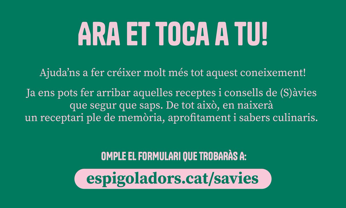 Espigoladors tweet media
