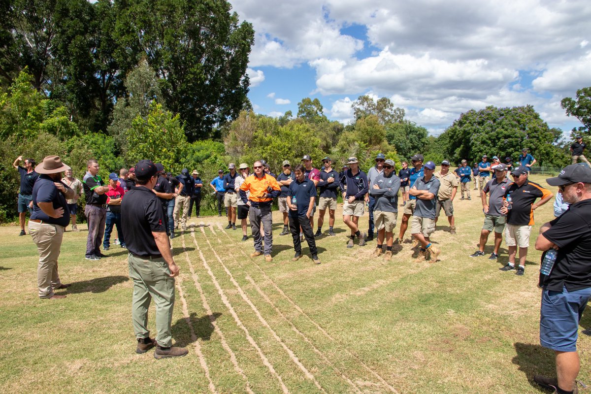 GCSAQ Renovation Equipment Demonstration Day at Indooroopilly Golf Club today.. a great turn out by association members and staff. Looking forward to the next event