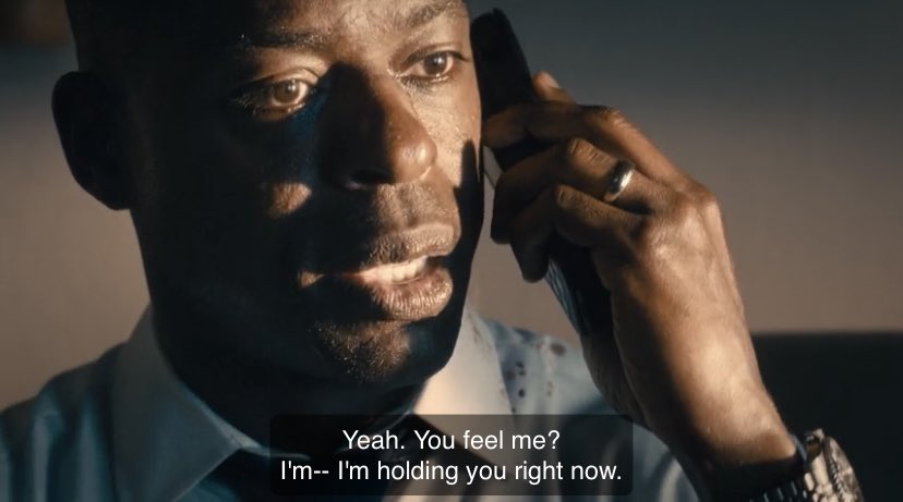 sloansavery's tweet photo. this scene gutted me sterling k brown emmy nomination pending… he is incredible my god #paradisehulu https://t.co/NCokMmF74o