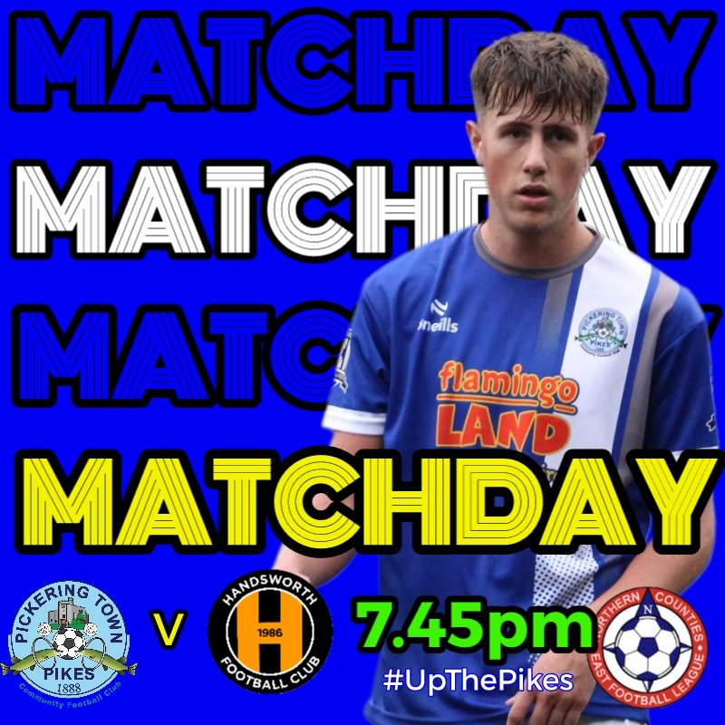 Pickering Town FC (@pickeringtownfc) on Twitter photo MATCHDAY !!
We look forward to the visit of <a href="/Handsworth_FC/">Handsworth FC</a> to Mill Lane this evening.
Kick off 7.45pm
Pikes Pantry open for your Hot Food and drinks from 7pm.
#UpThePikes MATCHDAY !!
We look forward to the visit of <a href="/Handsworth_FC/">Handsworth FC</a> to Mill Lane this evening.
Kick off 7.45pm
Pikes Pantry open for your Hot Food and drinks from 7pm.
#UpThePikes