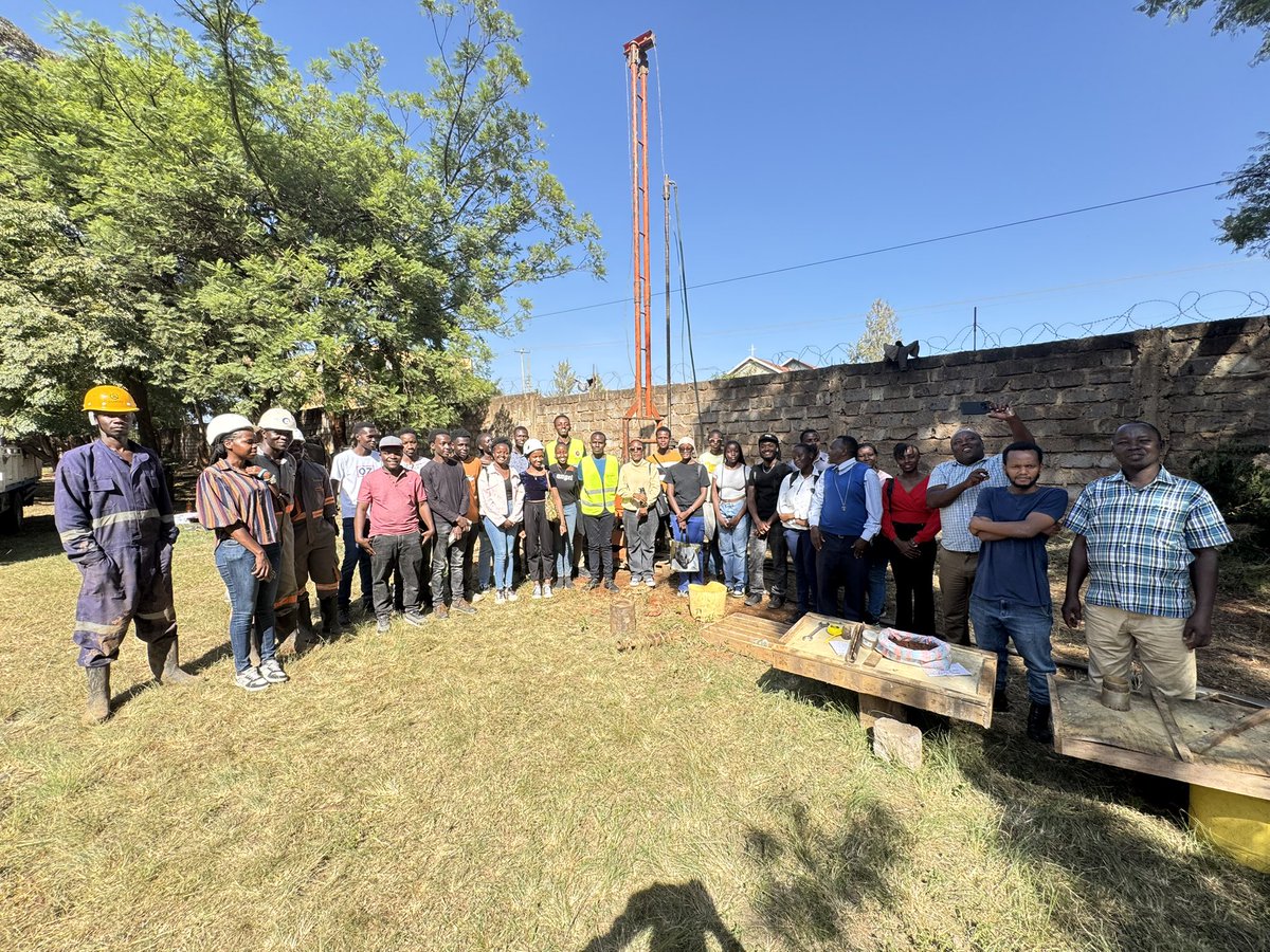 Eng. John Robert Otieno Ogallo ,PE (@otienogallo) on Twitter photo Yesterday <a href="/Noitech_ltd/">Noitech Engineering Ltd</a> hosted <a href="/DiscoverJKUAT/">Discover JKUAT</a> <a href="/jkuatses/">JKUAT_SES</a> Civil Engineering students for a technical site visit during geotechnical investigations for a proposed footbridge site in Thika.
<a href="/TheIEK/">The Institution of Engineers of Kenya</a> <a href="/EngineersBoard/">Engineers Board of Kenya</a> <a href="/KenyaFraternity/">KENYA ENGINEERING FRATERNITY</a> <a href="/TheIEK_FLC/">IEK Future Leaders Committee</a> <a href="/AcekFL_Kenya/">ACEK- Future Leaders</a> <a href="/KURAroads/">Kenya Urban Roads Authority (KURA)</a> <a href="/cresa_uon/">CRESA UoN</a> Yesterday <a href="/Noitech_ltd/">Noitech Engineering Ltd</a> hosted <a href="/DiscoverJKUAT/">Discover JKUAT</a> <a href="/jkuatses/">JKUAT_SES</a> Civil Engineering students for a technical site visit during geotechnical investigations for a proposed footbridge site in Thika.
<a href="/TheIEK/">The Institution of Engineers of Kenya</a> <a href="/EngineersBoard/">Engineers Board of Kenya</a> <a href="/KenyaFraternity/">KENYA ENGINEERING FRATERNITY</a> <a href="/TheIEK_FLC/">IEK Future Leaders Committee</a> <a href="/AcekFL_Kenya/">ACEK- Future Leaders</a> <a href="/KURAroads/">Kenya Urban Roads Authority (KURA)</a> <a href="/cresa_uon/">CRESA UoN</a>