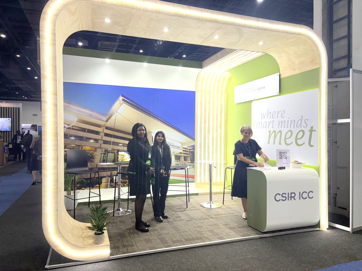 The ICC team is thrilled to be exhibiting at Meetings Africa 2025.

Come and meet the team to find out more about our event spaces at exhibition stand – stand E4.

#csiricc
#wheresmartmindsmeet
#meetingsafrica2025