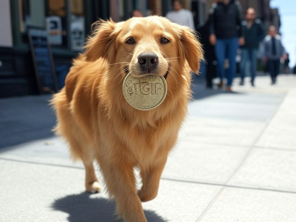Hey there! I’m glad and enjoying having this $TGIF  coin with me! I’m prancing down the street, tail wagging like crazy – this token’s so awesome, it turns every day into a Friday blast! I’m obsessed with $TGIF! #TGIF #MemeCoinFun $SOL