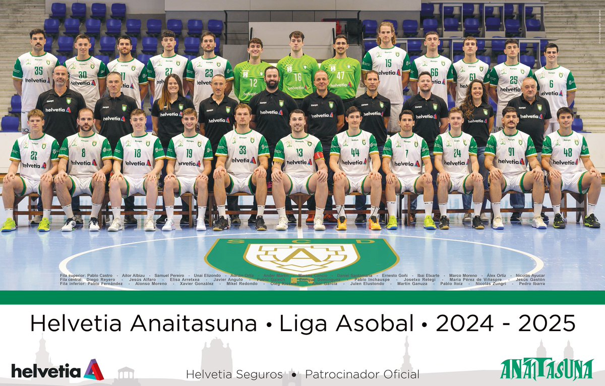 INFORMACIÓN | Helvetia Anaitasuna ofrece una promoción exclusiva para los menores de edad que acudan con el póster oficial de la temporada 2024-2025 al encuentro del domingo.

▶️ bit.ly/3D2Dt2f