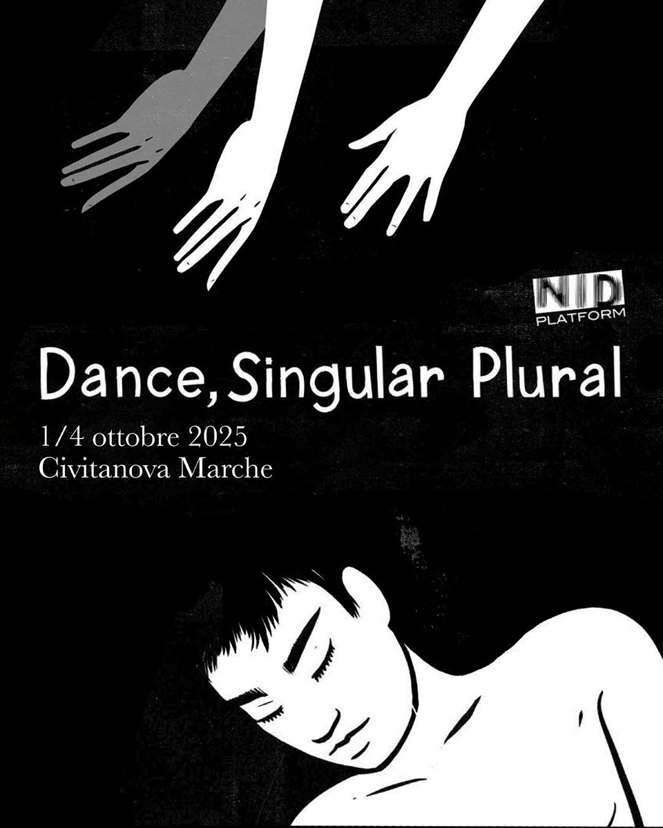NIDplatform's tweet photo. 📣Da oggi fino al 18 aprile 2025 è online la call per la nona edizione di #NIDPlatform dal titolo: Dance, Singular Plural
https://t.co/XJtbi7uaN9
#NewItalianDancePlatform
1 > 4 ottobre 2025 Civitanova Marche
@MiC_Italia @Agisweb @RegioneMarcheIT @plateaviva @TDIC_teatri #Adep https://t.co/YgLjiriii2