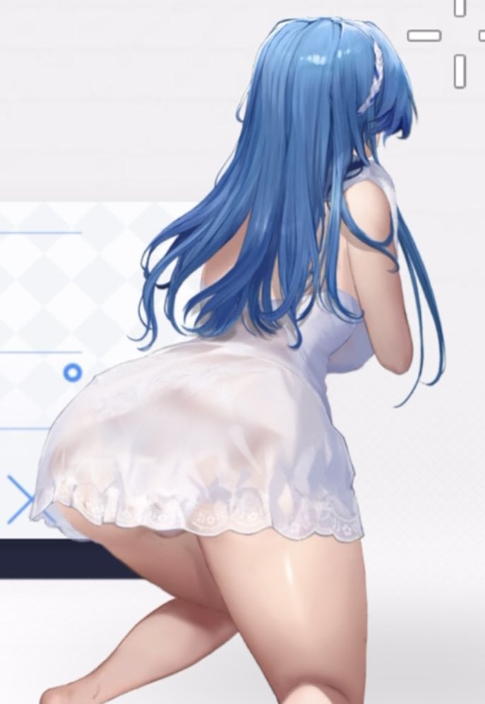 NIKKE、アップデートでコスチュームの尻が透けて見える様にする 
←前 後→ 