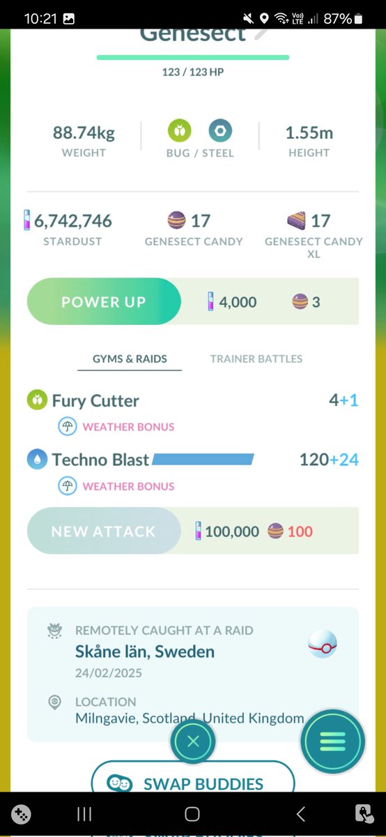 stufer09's tweet photo. @NianticHelp hi guys  not the biggest issue but the raid research isn't properly counting raids for me, dunno if it's an issue, thanks. https://t.co/CZ8ACazcso