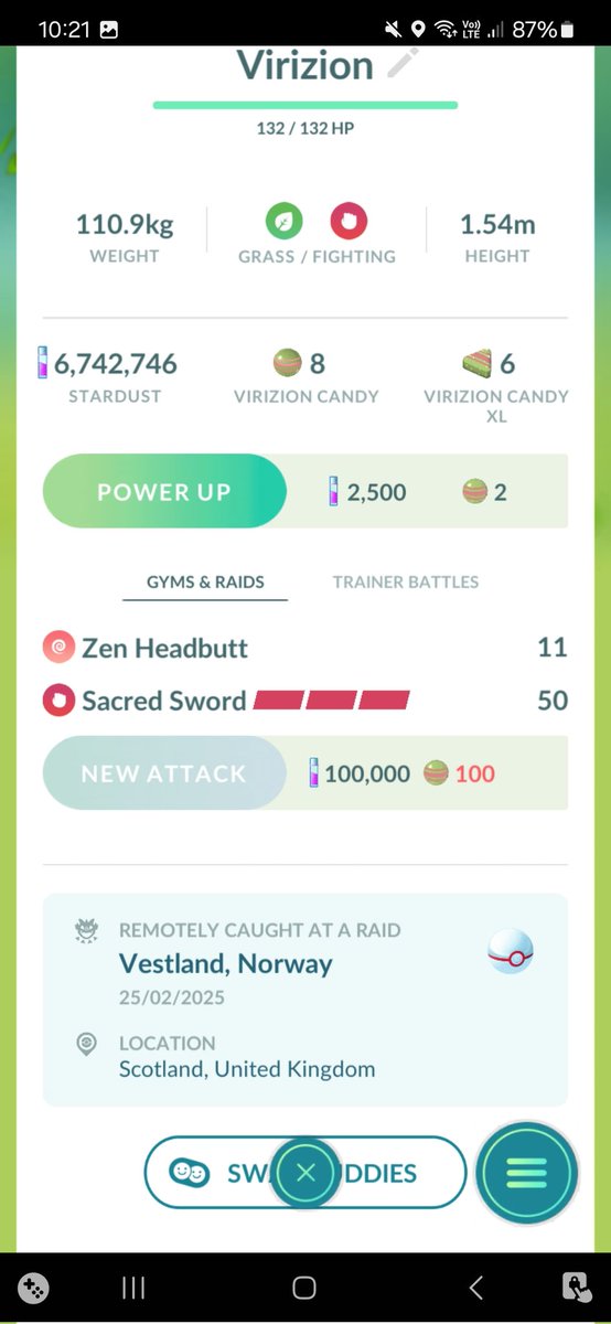 stufer09's tweet photo. @NianticHelp hi guys  not the biggest issue but the raid research isn't properly counting raids for me, dunno if it's an issue, thanks. https://t.co/CZ8ACazcso