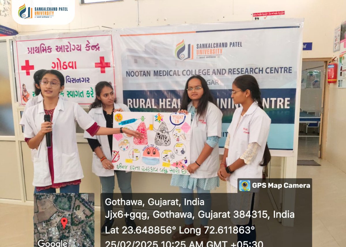 spuvsn's tweet photo. 📢 Spreading Awareness, Saving Lives!
The Department of Community Medicine, NMCRC, successfully organized a Health Talk on Tuberculosis (TB) Awareness on 25th February 2025 at the Rural Health Training Centre, Gothva.
#NMCRC #CommunityMedicine #TBawareness #PublicHealth #Medical https://t.co/8cDdik7Dzf