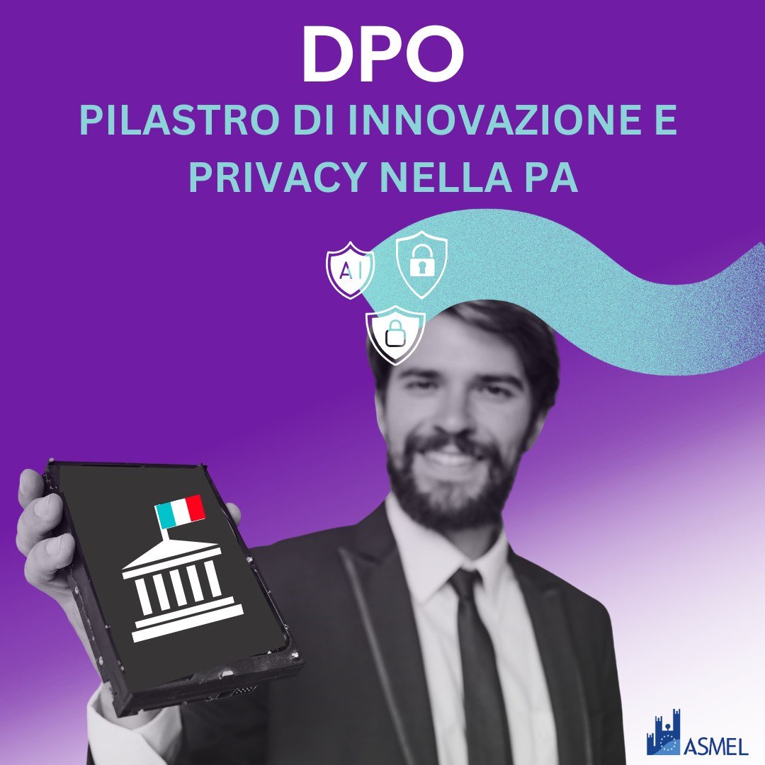 AsmelComuni's tweet photo. 🛡️ Il #DPO è il perno tra #IA e #privacy nella #PA
🏛️ Con 200 enti supportati, il Servizio DPO #ASMEL aiuta a integrare #AIAct e #GDPR
👉 Scopri di più: https://t.co/xR90Mr7del https://t.co/985b686onK