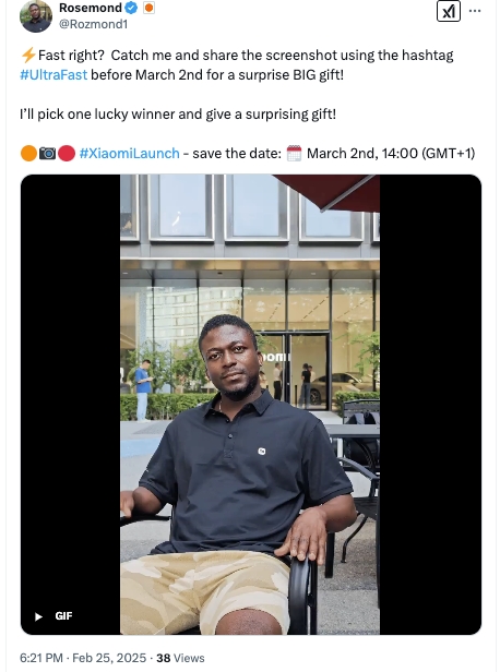 K6k9D's tweet photo. @Rozmond1 wow！so handsome #UltraFast🟠📷#XiaomiLaunch https://t.co/u2jINM1A8I