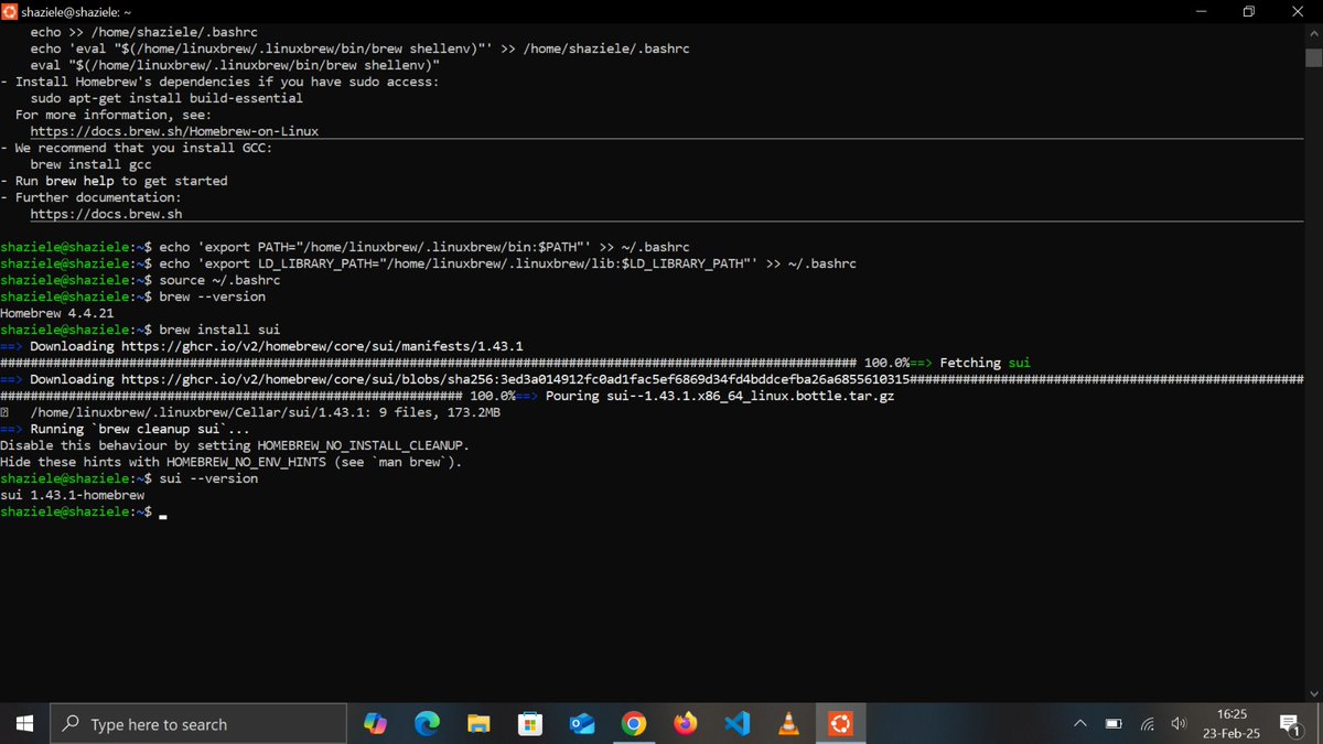 Imalshazie's tweet photo. I was able to set up my sui cli. it is a 10 dat bootcamp, it began last monday,  today being the 7th day,I'll major down what i have learnt for the past 6 days; setting up the dev environment,troubleshooting, familiarity with move syntax,variables,objects and reviewing NFT code https://t.co/5IHAg5lver