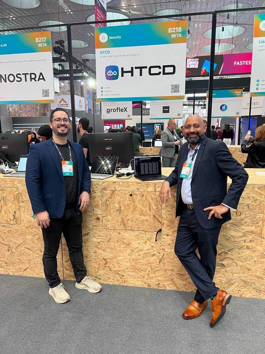 Exhibiting at Web Summit Qatar has been thrilling! Our stand has seen some fascinating interactions so far, and we're excited for more visitors to chat about everything security and compliance. Here’s William Becerra—Director, Engineering, and Rajiv Srinivas—Chief of Staff in