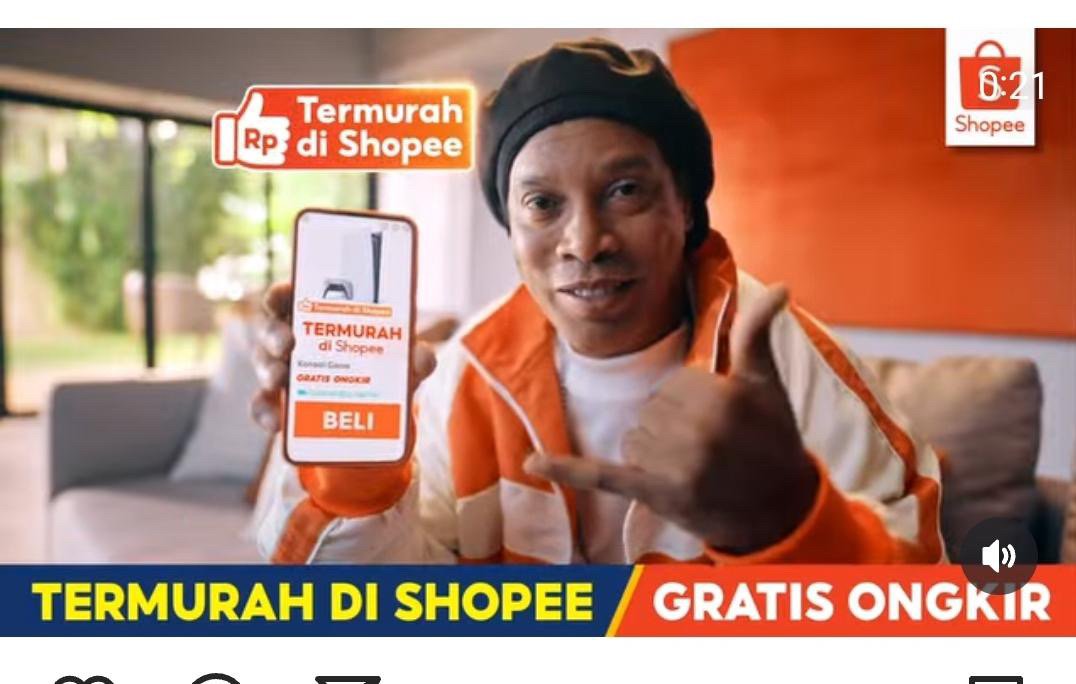 Sentana00's tweet image. Loh loh tiba-tiba kali #RonaldinhoDiShopee, apa gak menyala tuhhh s.shopee.co.id/A9yFC9qwrN