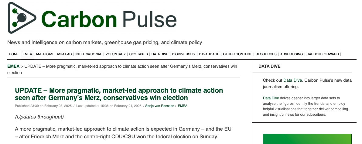 If you didn't get round to it all yesterday, here's what you need to know about the German elections and what they mean for climate and energy policy: carbon-pulse.com/371744/ <a href="/CarbonPulse/">Carbon Pulse</a>