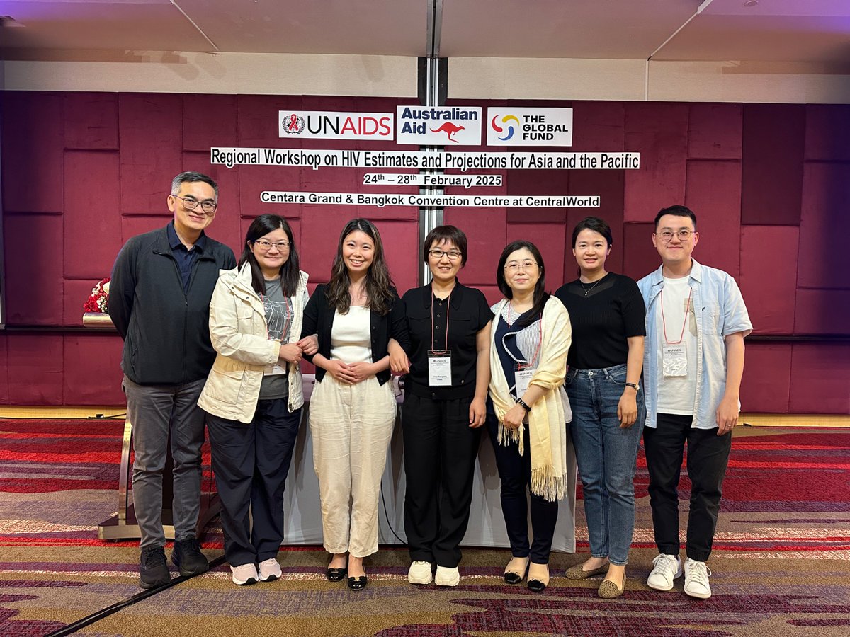UNAIDS_CN's tweet photo. Proud of our ๐จ๐ณ delegation at the @UNAIDS_AP #HIVEstimates Workshop! We are working together with our partners and regional team to strengthen the evidence we need to #EndAIDS with focused efforts ๐ช๐ผ https://t.co/a8biSOSNJh