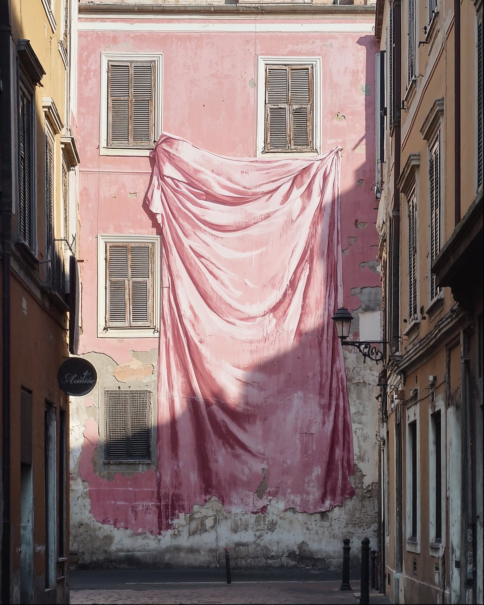 Peeled walls in Rome, 2025