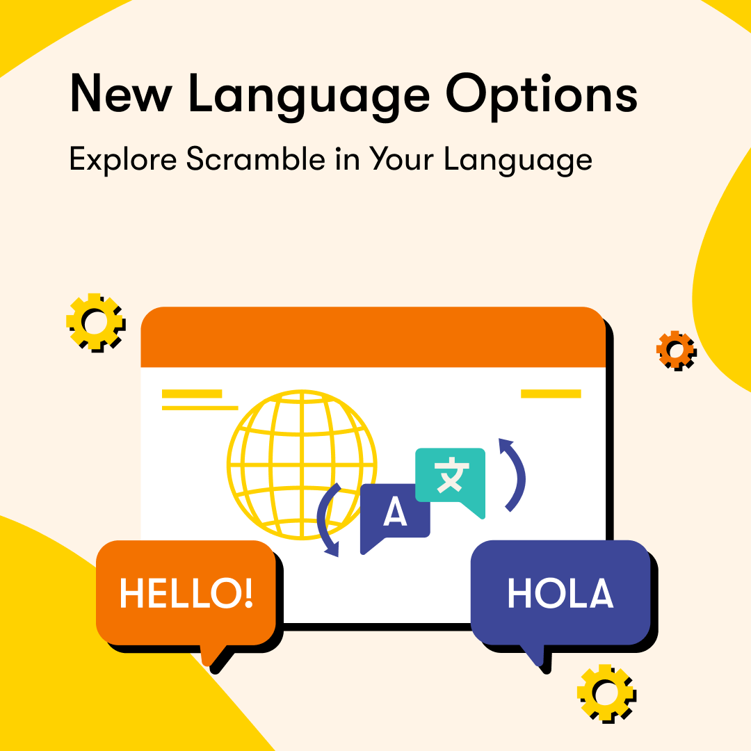 Scramble tweet media