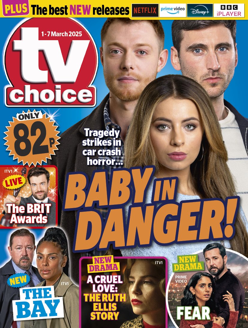 Our new issue is out now! #CoronationStreet is on the cover and tragedy strikes in car crash horror. Plus: The BRIT Awards, The Bay, A Cruel Love: The Ruth Ellis Story and new drama Fear. Enjoy!