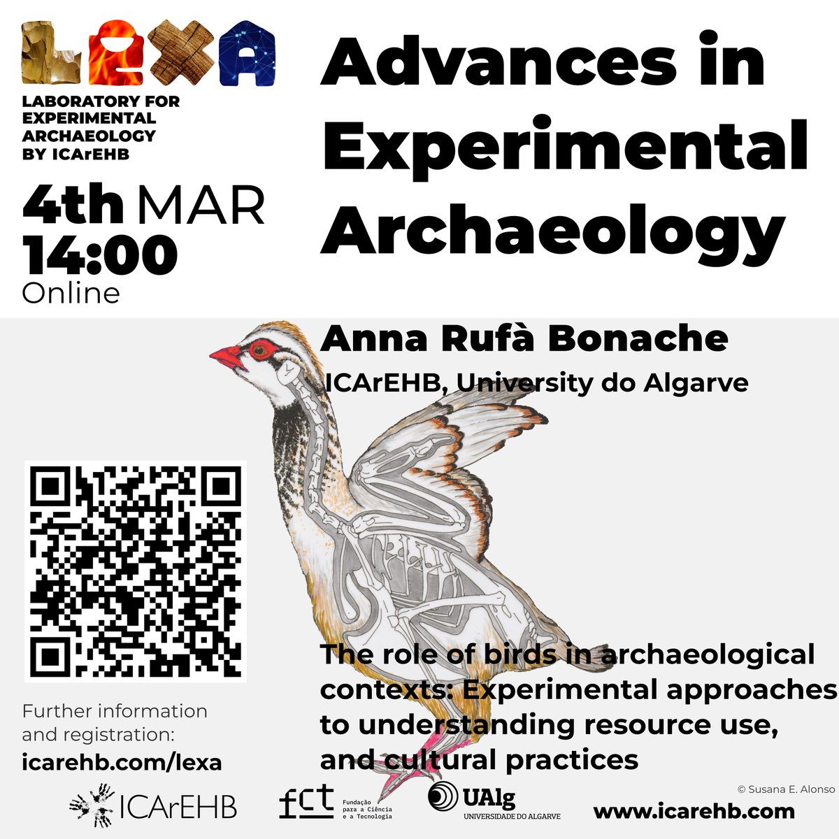 tomosproffitt's tweet image. REMINDER: Join us next Tuesday (4th of March) for another @ICArEHB Experimental Archaeology online seminar. Dr Anna Rufà will be talking about bird exploitation. Register for free here: icarehb.com/lexa