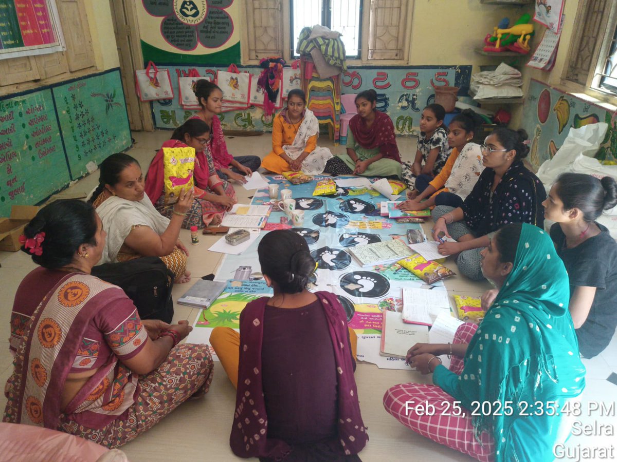 આજરોજ વંથલી ઘટકના આંગણવાડી કેન્દ્રમાં પૂર્ણા દિવસની ઉજવણી કરવામાં આવેલ. પૂર્ણ શક્તિ વિશે માર્ગદર્શન આપવામાં આવેલ.