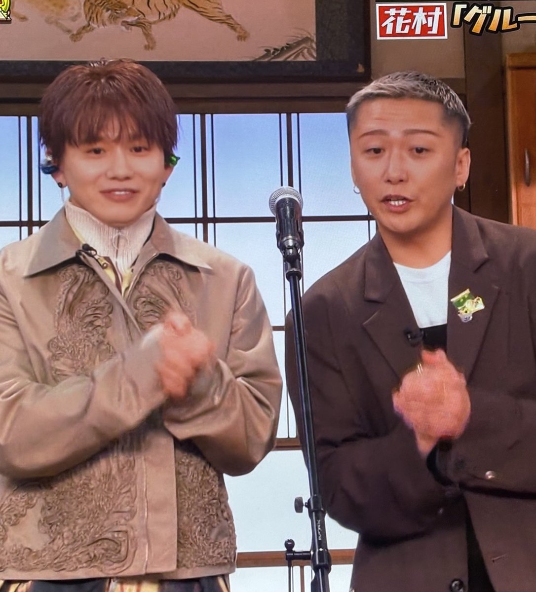 __madao's tweet photo. 漫才師みたいwwwwww
#バナナサンド #Da_iCE https://t.co/HdciSrUl0C