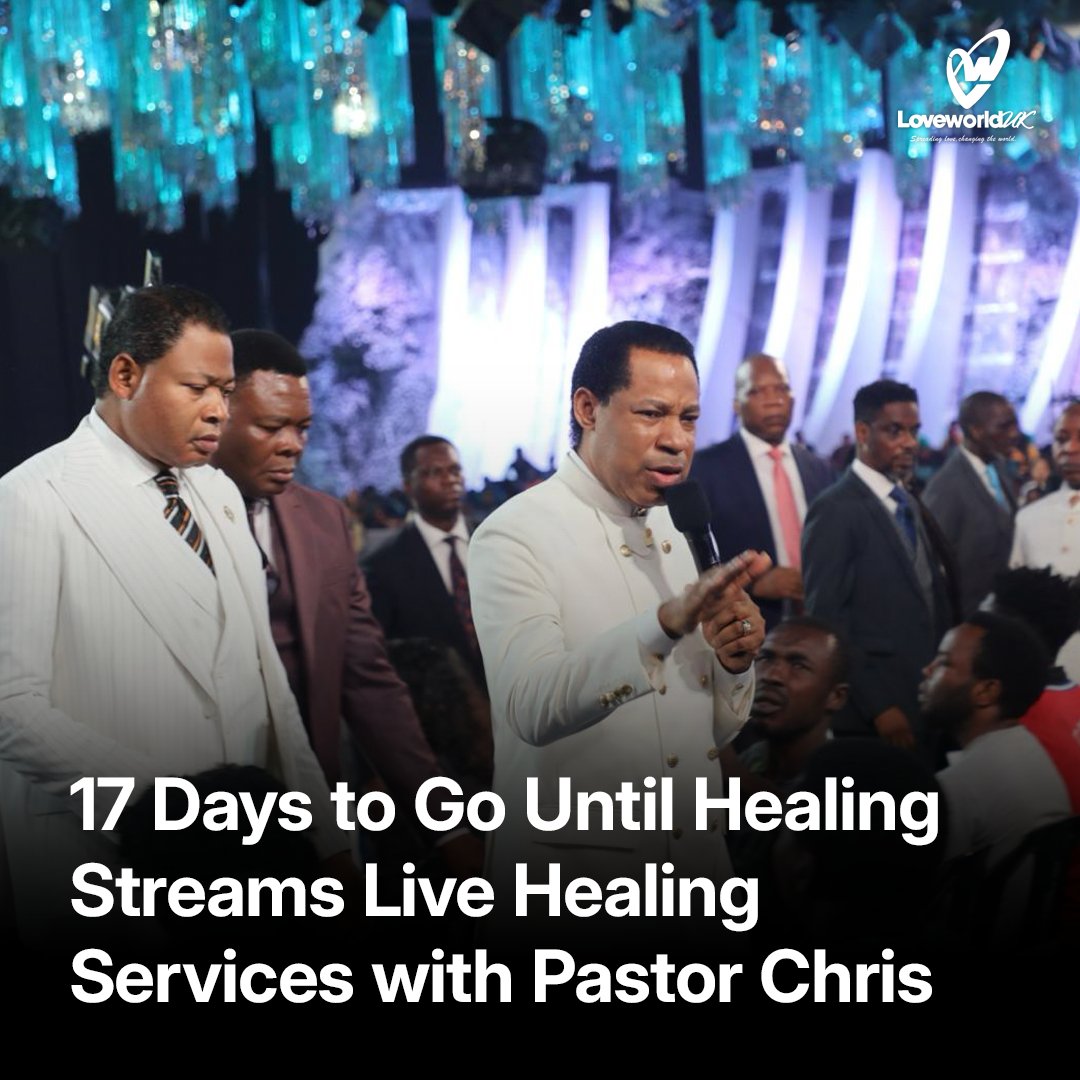 Loveworlduk's tweet photo. By Your Word Lord Anything is Possible
 
The Healing Streams Live Healing Services with the Man of God Pastor Chris Oyakhilome will be held

🗓️Friday 14th to Sunday 16th March.

🔗Register now: https://t.co/aoMjpV32dF

#healingstreams #healingstreamswithpastorchris #loveworlduk https://t.co/7Hxkc2PmPX