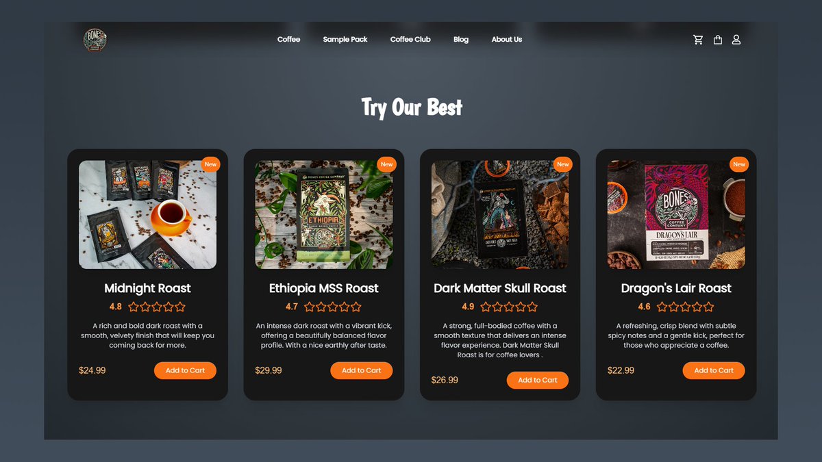 TadalaUI's tweet image. @bonescoffeeco  Talk to me👀

Coded this website in under 2 days.

I love coffee