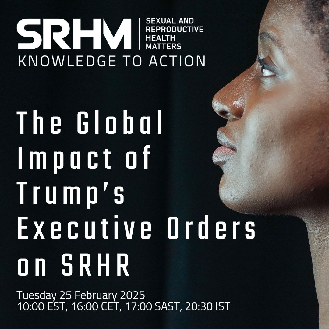 Join us for this <a href="/SRHMJournal/">Sexual and Reproductive Health Matters</a> panel today. <a href="/Onykepe/">Onikepe Owolabi</a>, our Director of Int'l Research, will be discussing the global impact of the Trump administration's executive orders on #SRHR, alongside other experts: gu.tt/43cfBUr