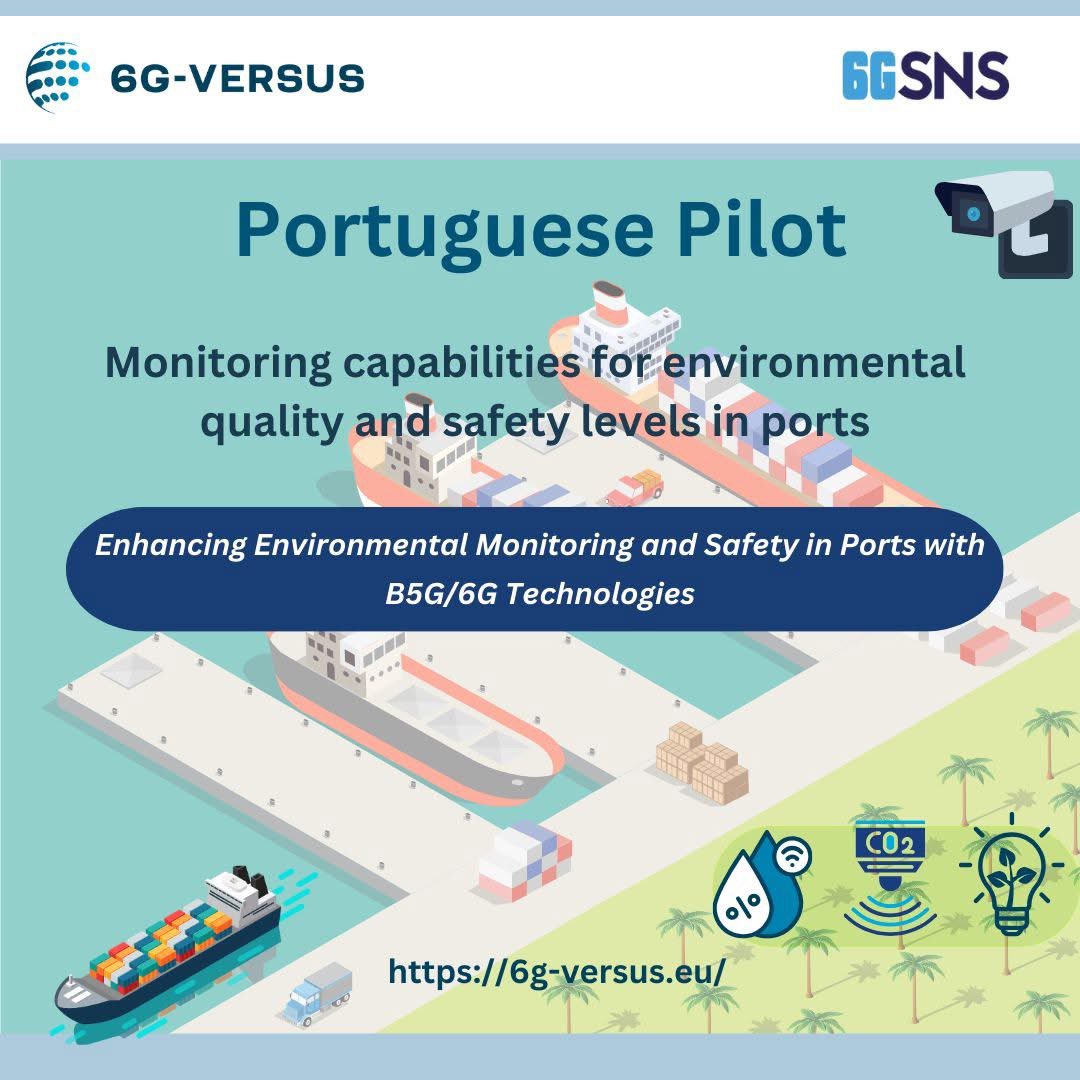 #Learnabout6GVERSUS and the #6G #Pilots! Today, we invite you to explore the Portuguese pilot! 
📍 Learn more about the pilot here 👉 6g-versus.eu/portugal/ 
<a href="/6G_SNS/">SNS JU</a> <a href="/NetworldEurope/">NetworldEurope</a> 
#6gsns #snsju #pilot #6gversus