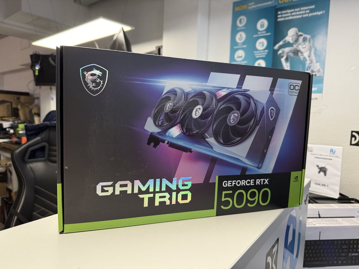 La RTX5090 de chez MSI est disponible chez Informat Systems 50 rue de la Krutenau à Strasbourg.