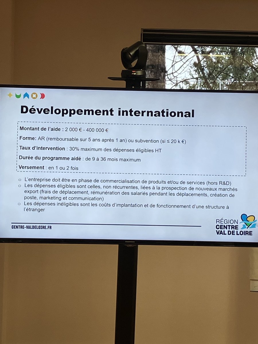 …échanges intéressants lors de la réunion des acteurs de la #TeamFranceExport de la ⁦<a href="/RCValdeLoire/">Région Centre-Val de Loire</a>⁩ : Vous êtes une entreprise de la Région? Vous pourriez bénéficier d’une une aide ou d’une subvention pour vous développer à l’international