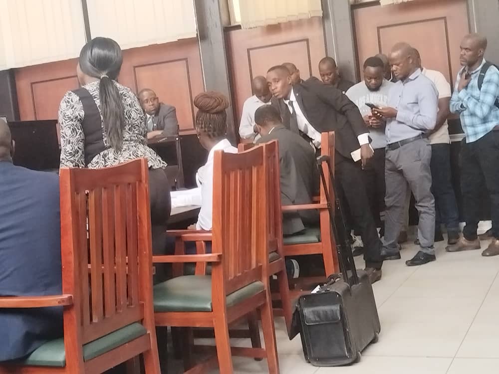 ZOCC (@zocczw) on Twitter photo The trial of fellow journalist Blessed Mhlanga <a href="/bbmhlanga/">Dhara Blessed Mhlanga HSTV</a> has begun with state denying him bail sating that he will interfere with witnesses who are jnr colleagues and will continue to commit the offense
Lawyer Chris Mhike says journalism can not be criminalized that is his job The trial of fellow journalist Blessed Mhlanga <a href="/bbmhlanga/">Dhara Blessed Mhlanga HSTV</a> has begun with state denying him bail sating that he will interfere with witnesses who are jnr colleagues and will continue to commit the offense
Lawyer Chris Mhike says journalism can not be criminalized that is his job