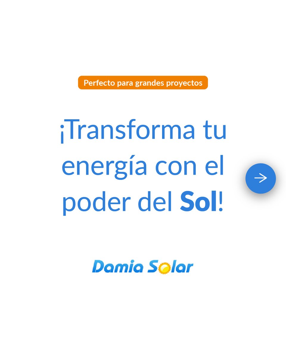 damiasolar's tweet photo. 🌞 ¡Transforma tu energía con el poder del sol! 🌞

¿Tienes un proyecto grande y buscas una solución eficiente y sostenible? 🌱

¡Es hora de dar el paso hacia una energía más limpia y económica!

📞 Contáctanos al 973 972 533

🌐 Visítanos en https://t.co/6ZnL7l35g6 https://t.co/gYa0QnGhZn