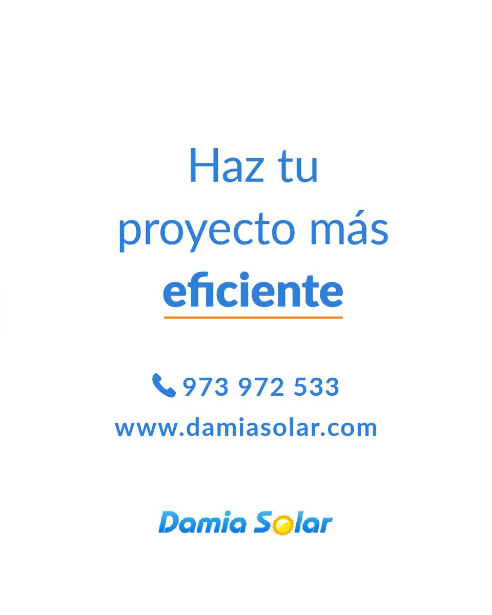 damiasolar's tweet photo. 🌞 ¡Transforma tu energía con el poder del sol! 🌞

¿Tienes un proyecto grande y buscas una solución eficiente y sostenible? 🌱

¡Es hora de dar el paso hacia una energía más limpia y económica!

📞 Contáctanos al 973 972 533

🌐 Visítanos en https://t.co/6ZnL7l35g6 https://t.co/gYa0QnGhZn