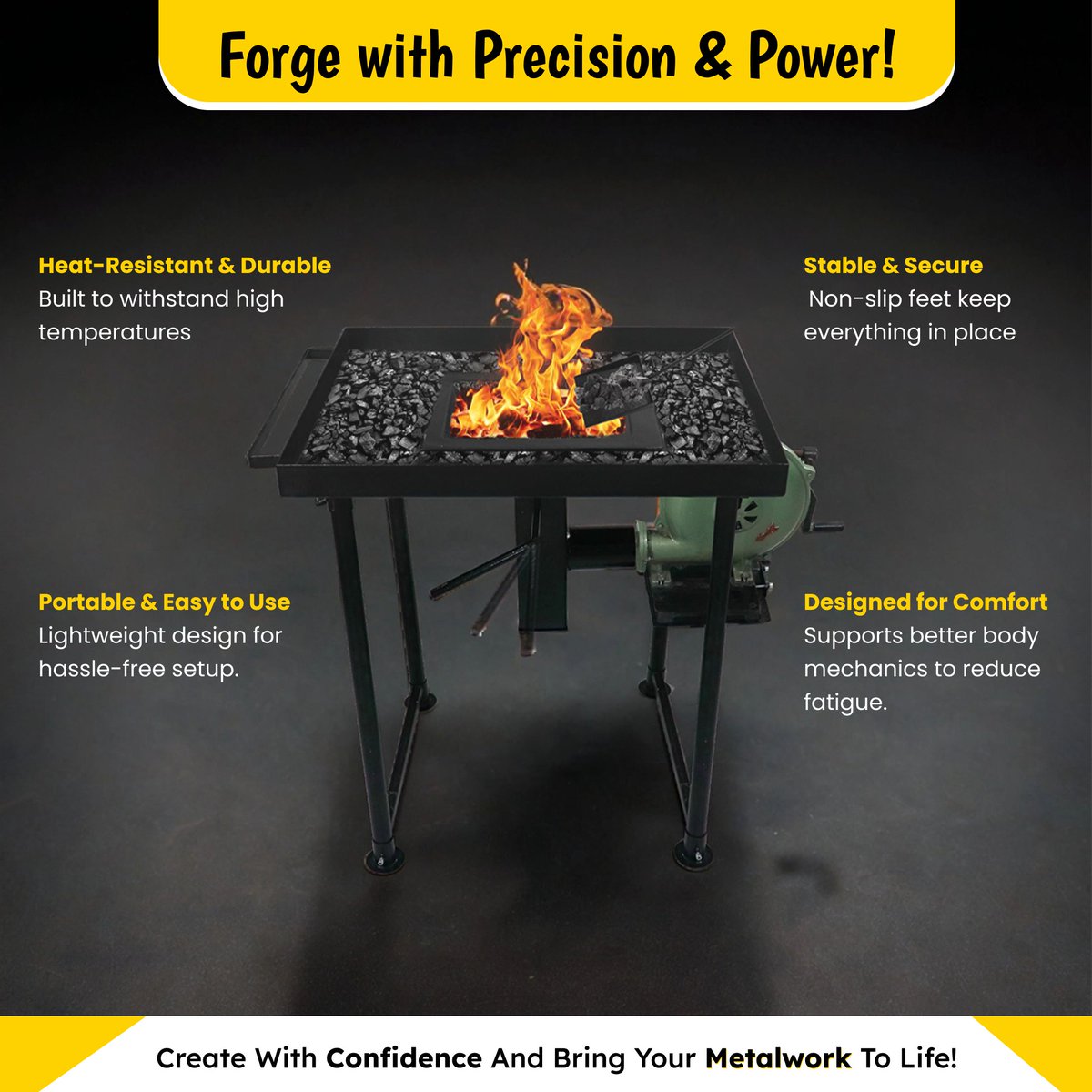 simondstore's tweet image. Fuel your craft with precision and power! 🔥 This blacksmith forge is built for durability and efficiency.

Simond Store Web:-simondstore.com/product/simond…

#blacksmithing #metalwork #forgelife #handmade #craftsmanship #diymetal #blacksmithtools #smithing #fireandsteel #metalcraft