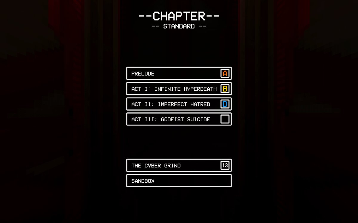 was about to check out all the cool new stuff added in ultrakill but then remembered i suck at the game 💀