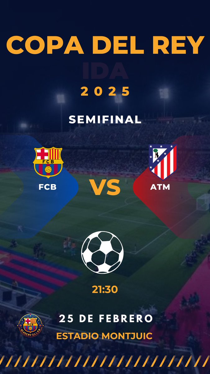 academyculer's tweet photo. Preparados para el partido de esta noche??? Predicción os leo en comentarios..#CopaDelRey #FCBlive #FCBVSATM https://t.co/EoHuN37n3B
