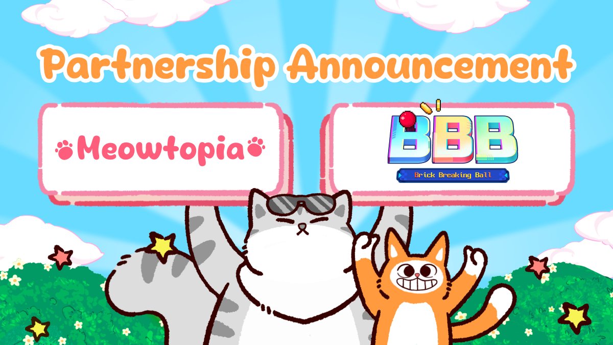 meowtopiagame's tweet photo. Meowtopia teams up with #BBB – a thrilling brick-breaker on LINE's Mini Dapp by @iskra_world! 

🚀 Smash bricks 🧱, upgrade balls, earn rewards offline. 
With addictive gameplay and big earning potential, you’ll love it – and our collaboration makes it even better. 

👉 Play BBB on LINE NOW to earn $KAIA and other perks : https://t.co/hfjdWjvjwS 

#Meowtopia #BBB